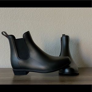 Fall style Black Rain Boots
